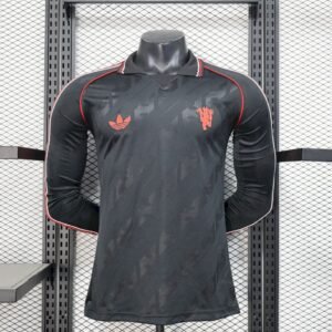 Maillot Homme Manchester United 2025/26 Manches Longues Version Joueur
