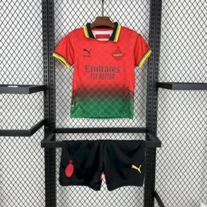 Kit Enfant AC Milan 2025/26 Co-Branded Red Edition Kit