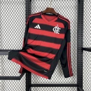 Maillot Homme Flamengo 2025/26 Domicile Manches Longues