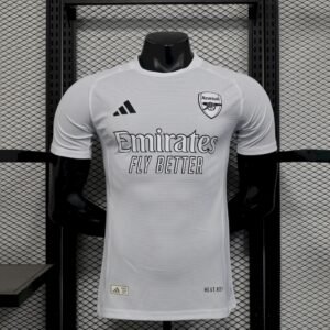 Maillot Homme Arsenal 2024/25 White Version Joueur