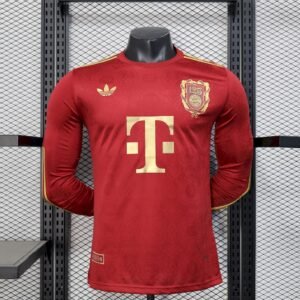 Maillot Homme Bayern Munich 2024/25 125 Anniversaire Manches Longues Version Joueur