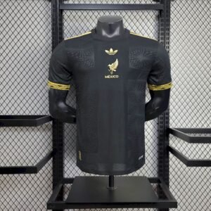 Maillot Homme Mexique 2025/26 Gold- Black Version Joueur