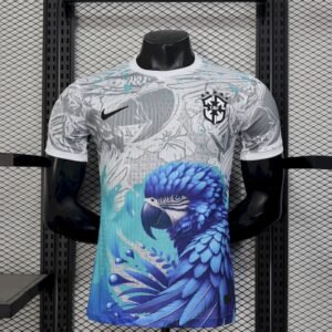 Maillot Homme Brésil 2025/26 White Parrot Edition Version Joueur