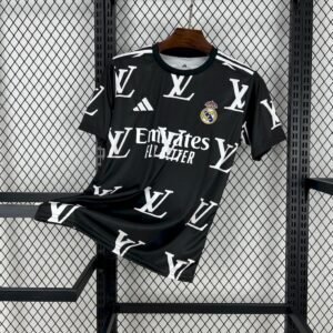 Maillot Homme Real Madrid 2025/26 Louis Vuitton Joint Edition Black