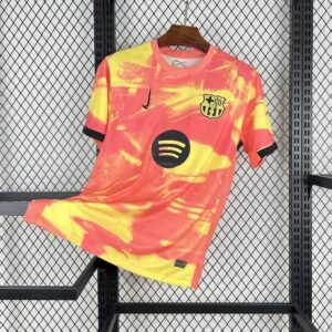Maillot Homme Barcelona 2025/26 Orange Pré-Match