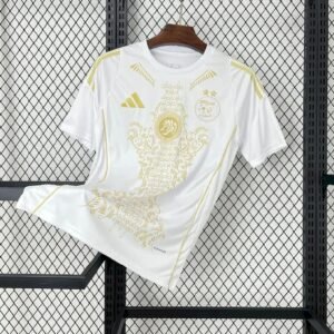 Maillot Homme Algeria 2024/25 Karakou White gold