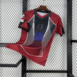 Maillot Homme Barcelona 2025/26 Black and red (With Champions League)