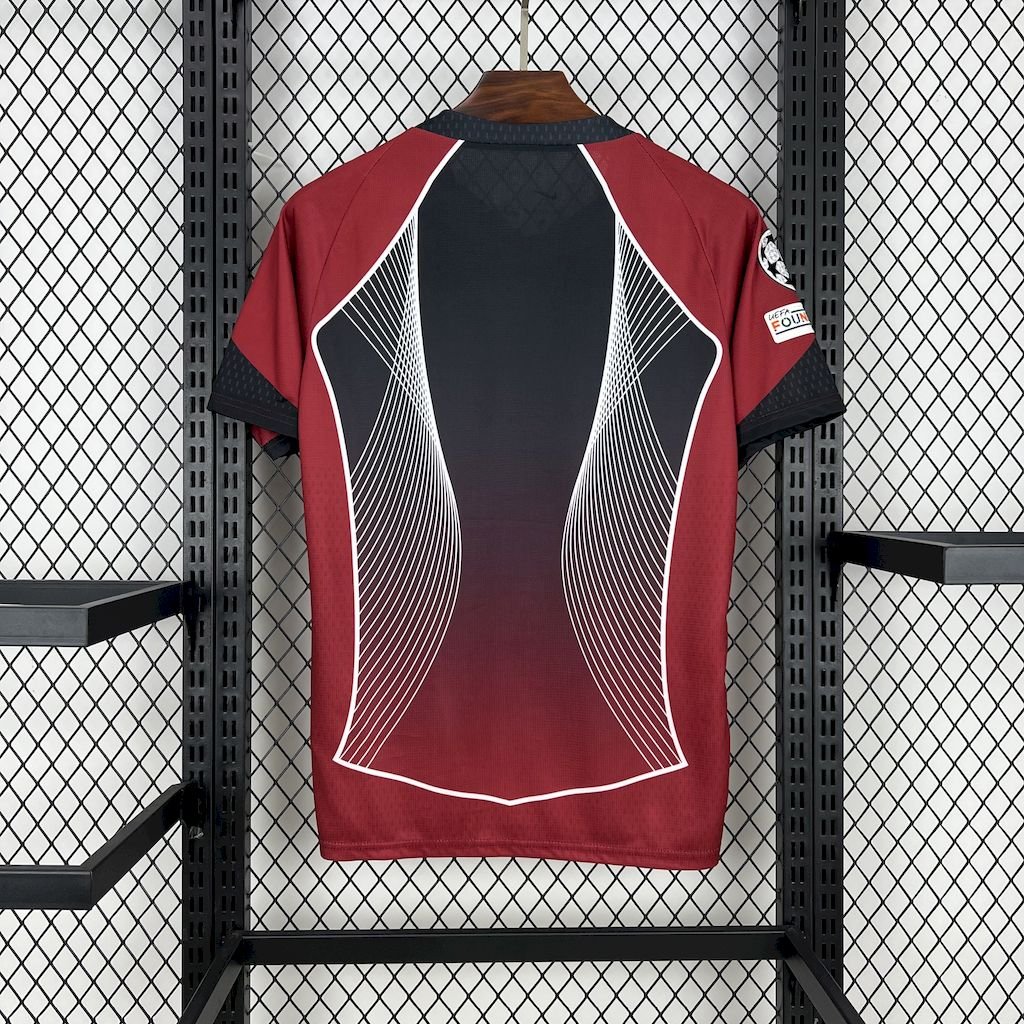 Maillot Homme Barcelona 2025/26 Black and red (With Champions League) – Image 2