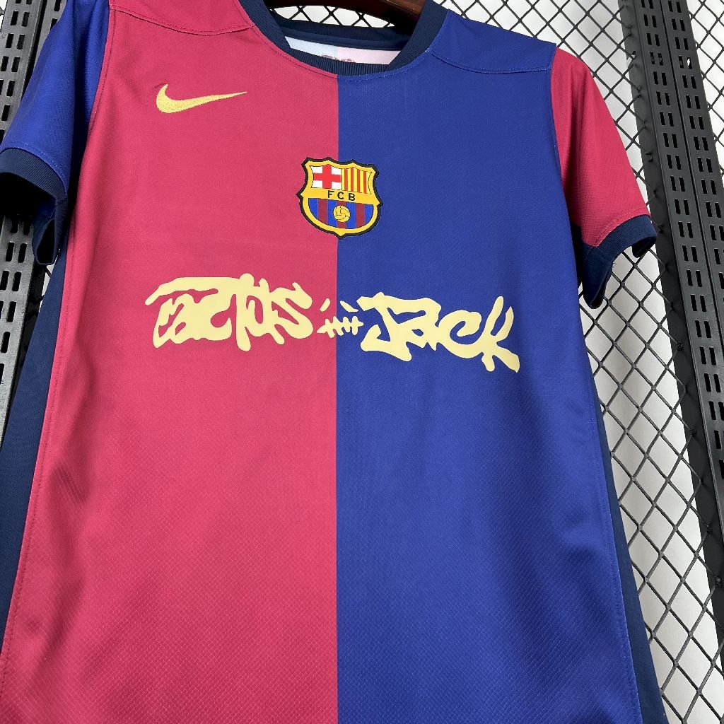 Maillot Homme Barcelona 2024/25 Travis Scott Edition Domicile – Image 7
