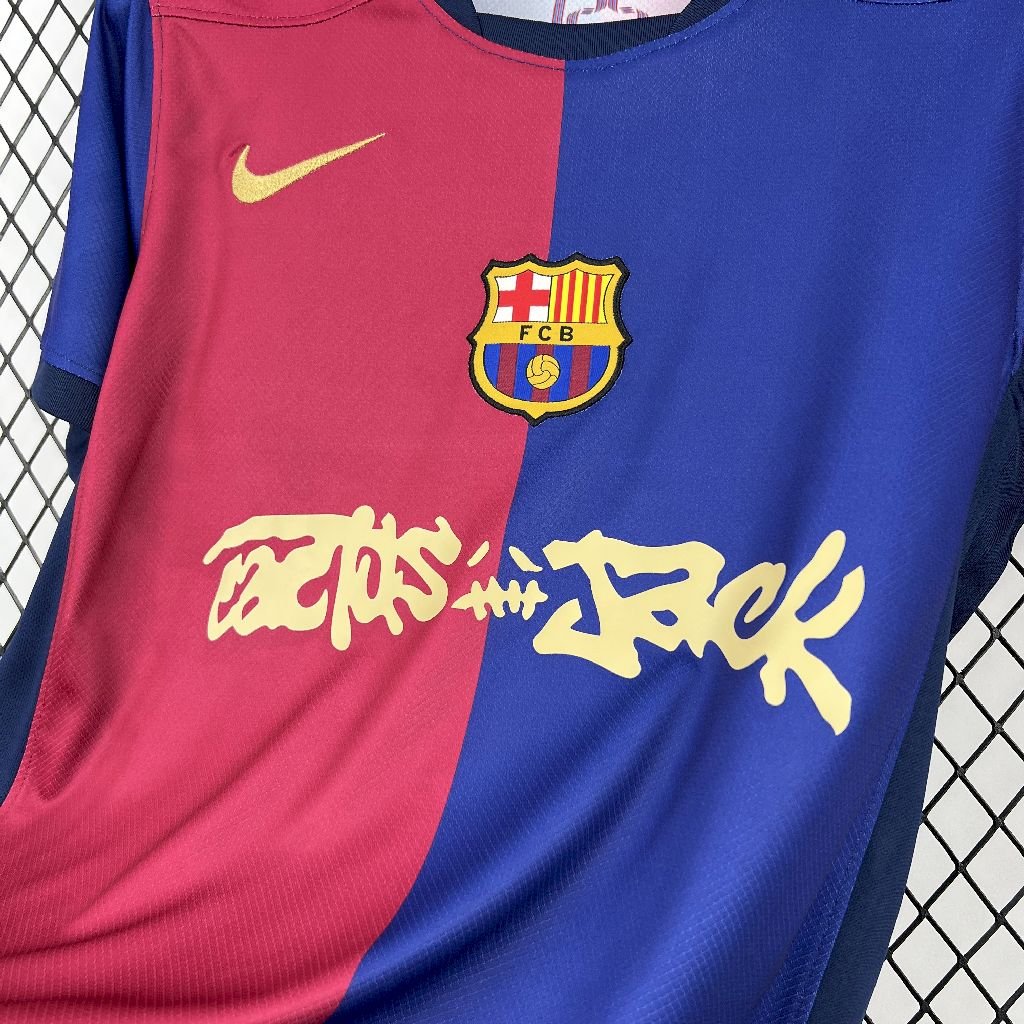 Maillot Homme Barcelona 2024/25 Travis Scott Edition Domicile – Image 6