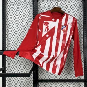 Maillot Homme Atletico Madrid 2025/26 Pré-Match Manches Longues