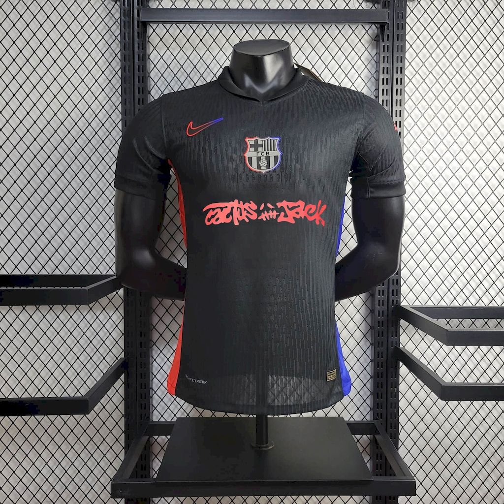 Maillot Homme Barcelona 2024/25 Travis Scott Edition Extérieur Version Joueur