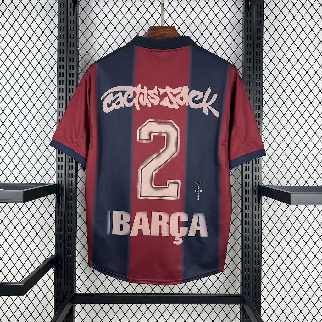 Maillot Homme Barcelona Hot Sale 2000/01 Domicile Retro Skeleton – Image 2