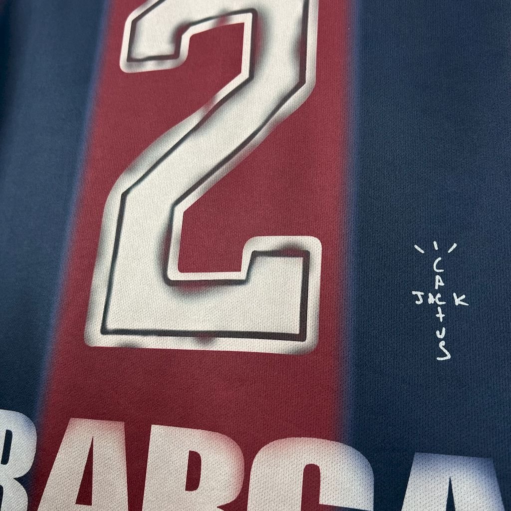 Maillot Homme Barcelona Hot Sale 2000/01 Domicile Retro Skeleton – Image 3