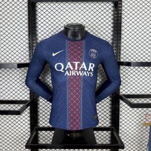 Maillot Homme Paris Saint-Germain 2025/26 Domicile Manches Longues Version Joueur