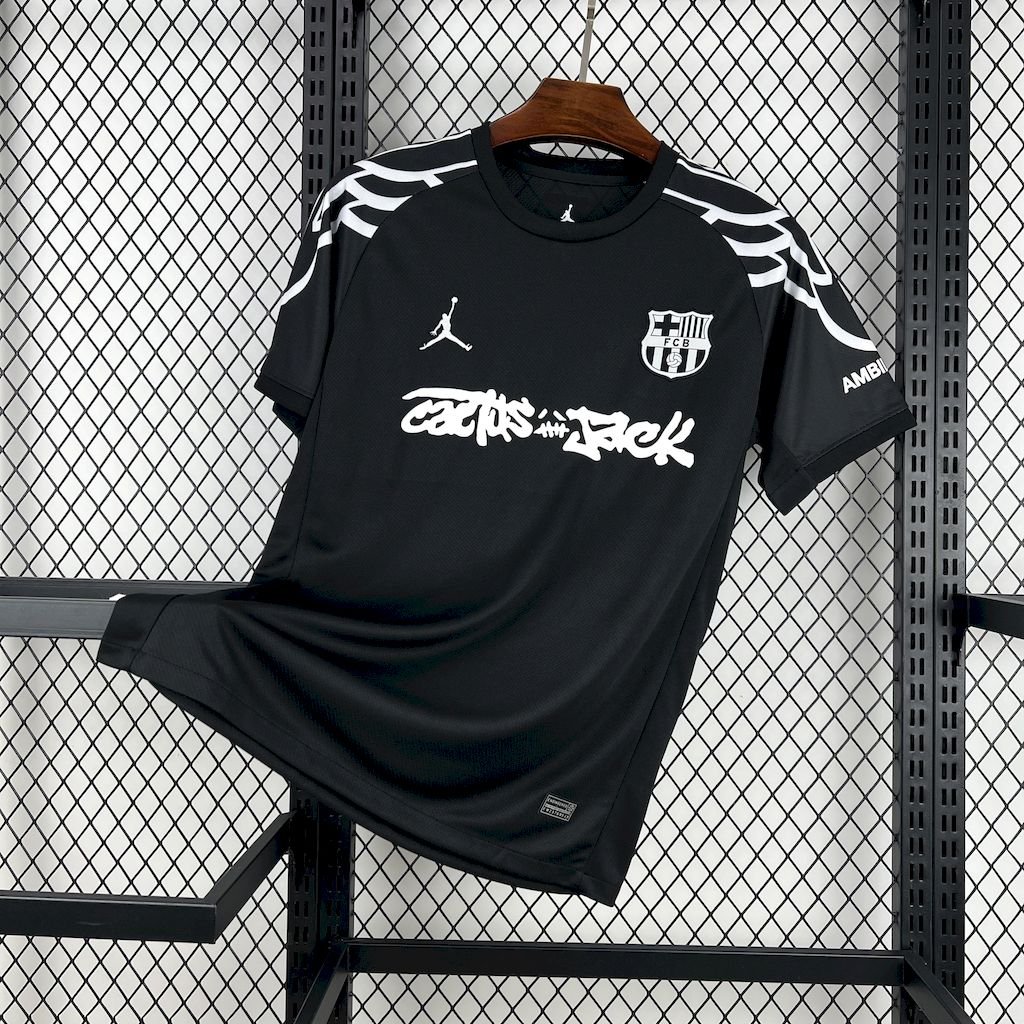 Maillot Homme Barcelona 2024/25 Travis Scott Edition Black