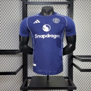 Maillot Homme Manchester United 2025/26 Blue Shirt Player Edition