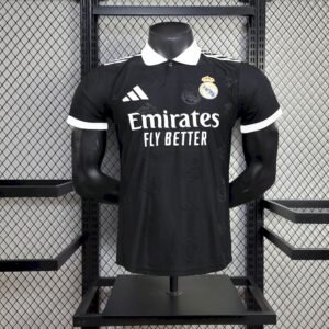 Maillot Homme Real Madrid 2025/26 Black Version Joueur