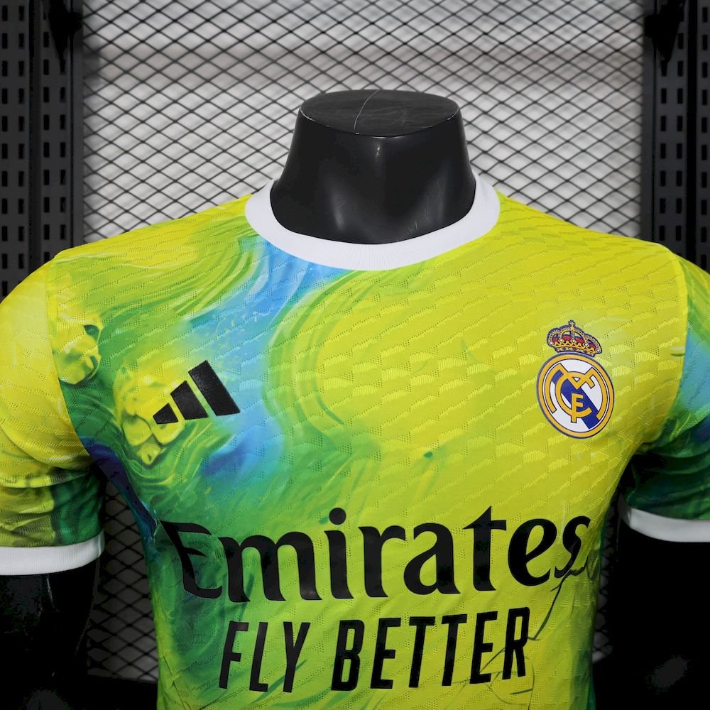 Maillot Homme Real Madrid 2025/26 Green Version Joueur – Image 3