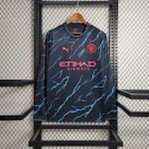 Maillot Homme Manchester City 2023/24 Third Manches Longues