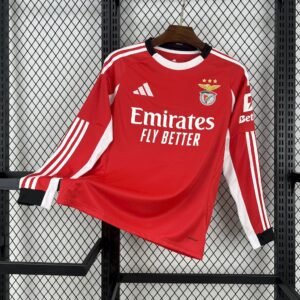 Maillot Homme Benfica 2025/26 Domicile Manches Longues
