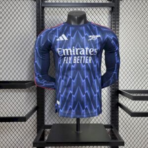 Maillot Homme Arsenal 2025/26 Extérieur Manches Longues Version Joueur