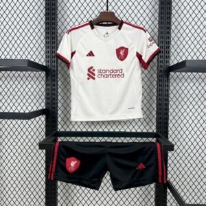 Kit Enfant Liverpool 2025/26 Extérieur