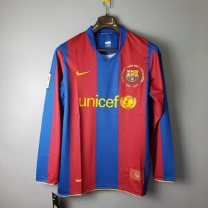 Retro Barcelona 2007/08 Home Long Sleeve