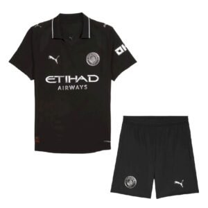 Kit Enfant Manchester City 2025/26 Extérieur