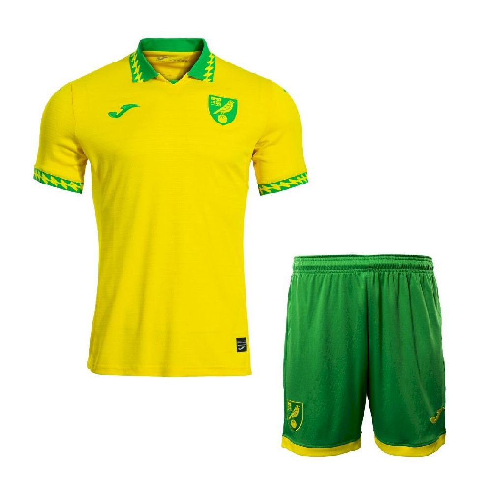 Kit Enfant Norwich City FC 2025/26 Domicile