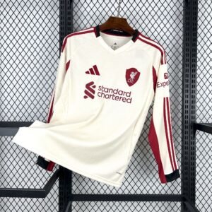 Maillot Homme Liverpool 2025/26 Extérieur Manches Longues