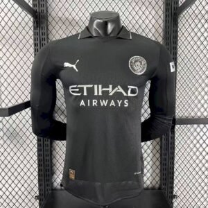 Maillot Homme Manchester City 2025/26 Extérieur Manches Longues Version Joueur