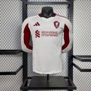 Maillot Homme Liverpool 2025/26 Extérieur Manches Longues Version Joueur
