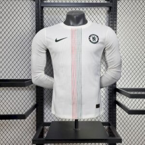 Maillot Homme Chelsea 2025/26 Extérieur Manches Longues Version Joueur
