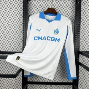 Maillot Homme Olympique Marseille 2025/26 Domicile Manches Longues
