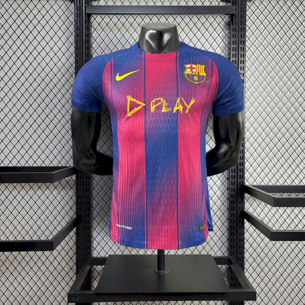Maillot Homme Barcelon x Ed Sheeran 2025/26 Domicile Version Joueur