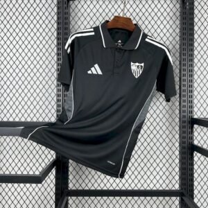 Maillot Homme Sevilla FC 2025/26 Black Travel Polo