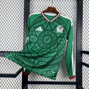 Maillot Homme Mexico 2026 Coupe du Monde Home Long Sleeve