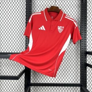 Maillot Homme Sevilla FC 2025/26 Red Travel Polo