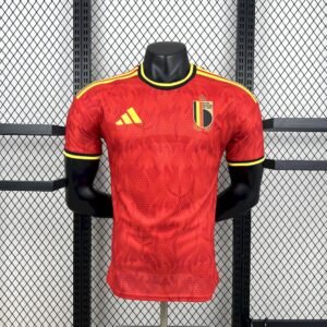 Maillot Homme Belgique 2026 Coupe du Monde Domicile Version Joueur