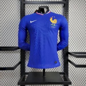 Maillot Homme France 2024/25 Domicile Manches Longues Version Joueur