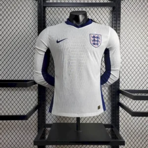 Maillot Homme Angleterre 2024/25 Domicile Manches Longues Version Joueur