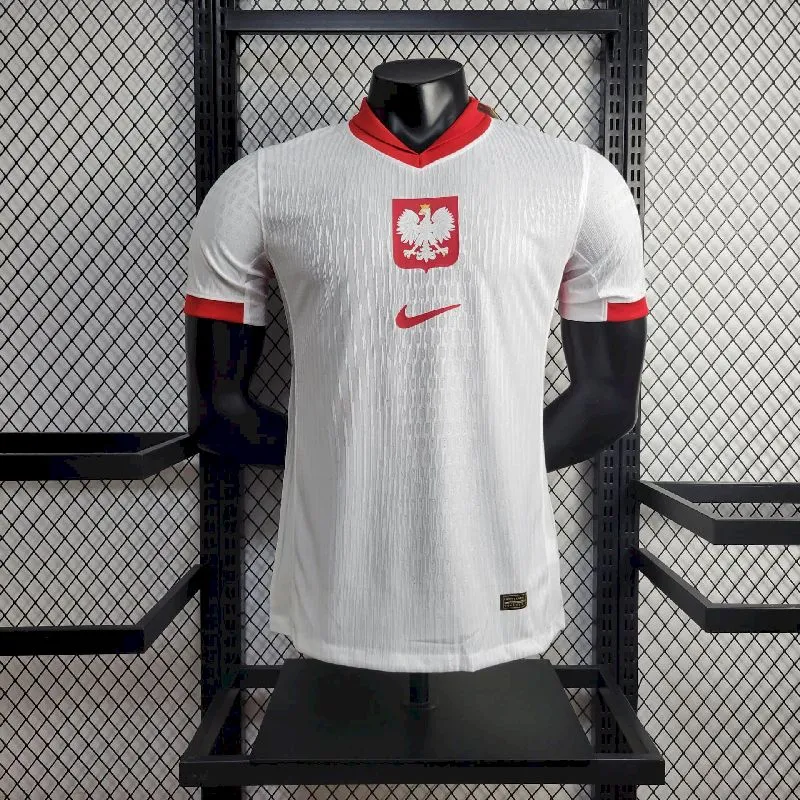 Maillot Homme Pologne 2024-25 Domicile Version Joueur