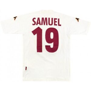 AS Roma 2000-2001 Away #19 Samuel Retro