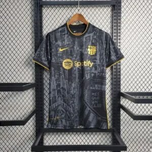 Maillot Homme Barcelona 2023/24 Black Gold