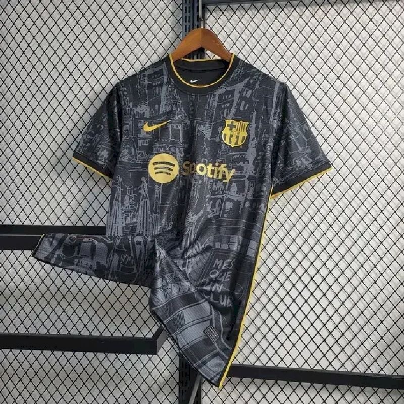 Maillot Homme Barcelona 2023/24 Black Gold – Image 2