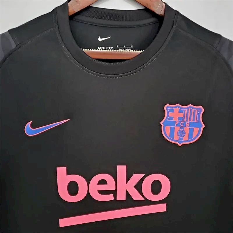 Maillot Homme Barcelona 2021/22 Pré-Match Black – Image 2