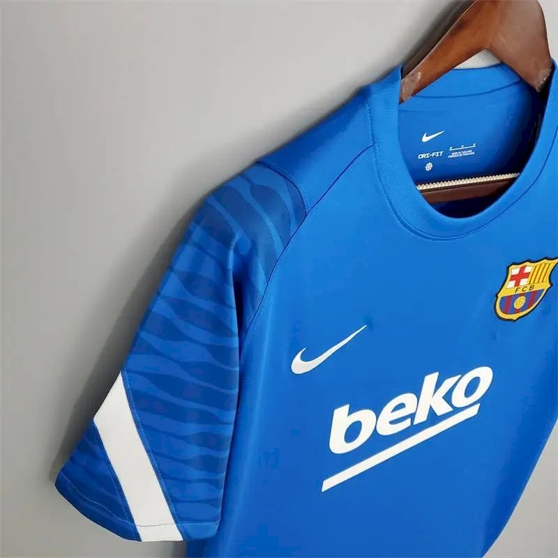 Maillot Homme Barcelona 2021/22 Pré-Match Blue – Image 3