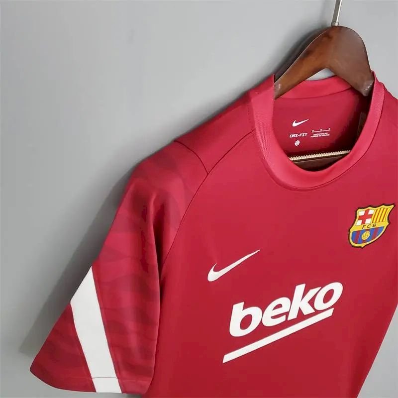 Maillot Homme Barcelona 2021/22 Pré-Match Red – Image 3