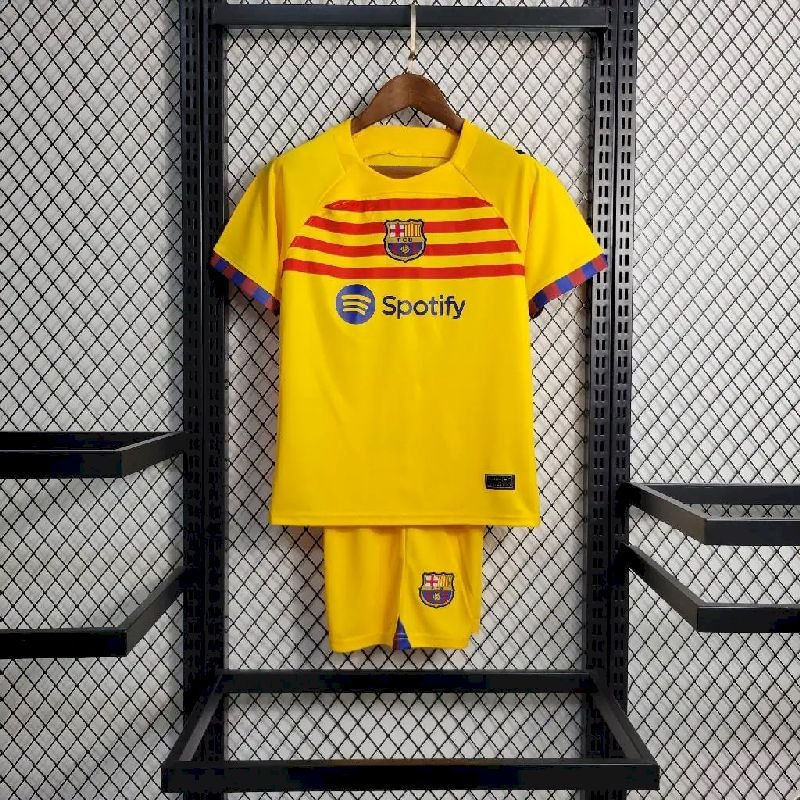 Kit Enfant Barcelona 2022/23 4th Extérieur